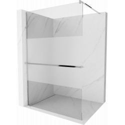 Mexen Kioto+ Walk In  cu port prosop 110 x 200 cm, transparent/satin 8 mm, chrom - 800-110-121-01-35 Walk-In 467680 Mexen