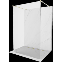 Mexen Kioto Walk In  montaj individual 100 x 200 cm, transparent 8 mm,  auriu  - 800-100-002-50-00 Walk-In 467680 Mexen