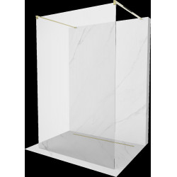 Mexen Kioto Walk In  montaj individual 110 x 200 cm, transparent 8 mm,  auriu  - 800-110-002-50-00 Walk-In 467680 Mexen