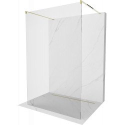 Mexen Kioto Walk In  montaj individual 120 x 200 cm, transparent 8 mm,  auriu  - 800-120-002-50-00 Walk-In 467680 Mexen