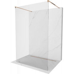 Mexen Kioto Walk In  montaj individual 130 x 200 cm, transparent 8 mm,  rose auriu - 800-130-002-60-00 Walk-In 467680 Mexen