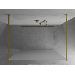 Mexen Kioto Walk In  montaj individual 120 x 200 cm,  satin 8 mm,  auriu  - 800-120-002-50-30
