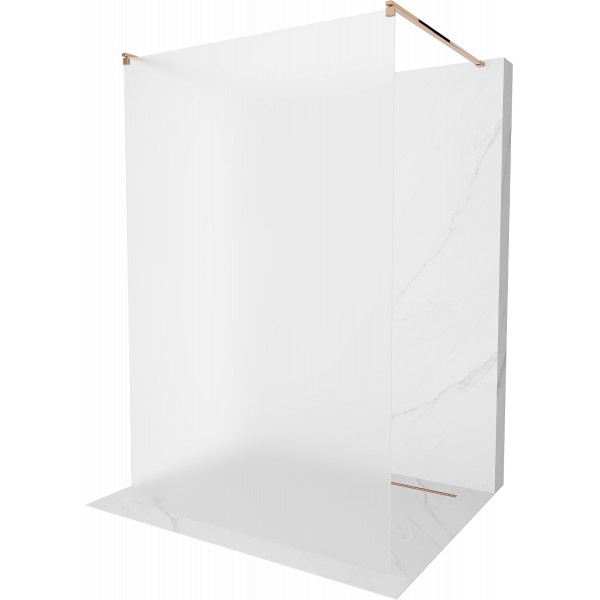 Mexen Kioto Walk In  montaj individual 110 x 200 cm,  satin 8 mm,  rose auriu - 800-110-002-60-30