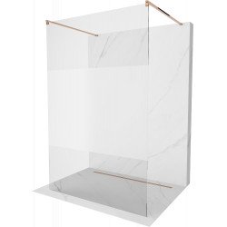 Mexen Kioto Walk In  montaj individual 100 x 200 cm, transparent/satin 8 mm,  rose auriu - 800-100-002-60-35 Walk-In 467680 Mexen