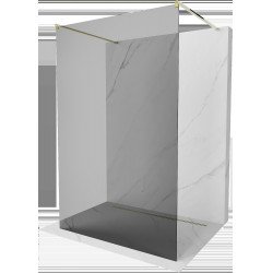 Mexen Kioto Walk In  montaj individual 100 x 200 cm, grafit,  auriu  - 800-100-002-50-40 Walk-In 467680 Mexen