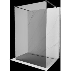 Mexen Kioto Walk In  montaj individual 100 x 200 cm, grafit,  negru  - 800-100-002-70-40 Walk-In 467680 Mexen
