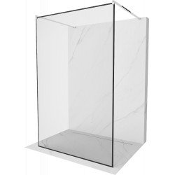 Mexen Kioto Walk In  montaj individual 110 x 200 cm, transparent/ negru   modelata 8 mm, chrom - 800-110-002-01-70 Walk-In 467680 Mexen