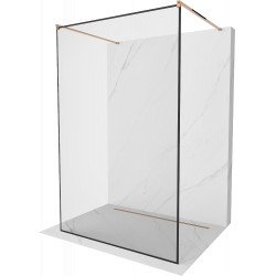 Mexen Kioto Walk In  montaj individual 100 x 200 cm, transparent/ negru   modelata 8 mm,  rose auriu - 800-100-002-60-70 Walk-In 467680 Mexen