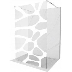 Mexen Kioto Walk In  montaj individual 100 x 200 cm, transparent/alb  modelata 8 mm, chrom - 800-100-002-01-97 Walk-In 467680 Mexen