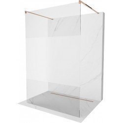 Mexen Kioto Walk In  montaj individual 140 x 200 cm, transparent/satin 8 mm,  rose auriu - 800-140-002-60-35 Walk-In 467680 Mexen