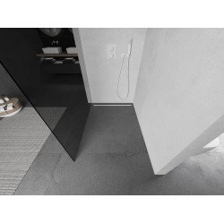 Mexen Kioto Walk In 90 x 200 cm, grafit 8 mm,  alb  - 800-090-101-20-40