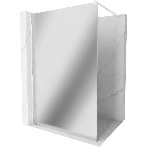 Mexen Kioto Walk In 70 x 200 cm,  oglinda  8 mm,  alb  - 800-070-101-20-50