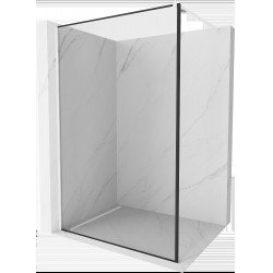 Kioto Walk In 110 x 200 cm, transparent/ negru   modelata 8 mm,  alb  - 800-110-101-20-70 Walk-In 467680 Mexen