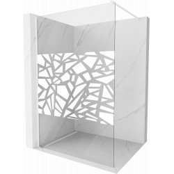 Mexen Kioto Walk In 70 x 200 cm, transparent/alb  modelata 8 mm,  alb  - 800-070-101-20-85 Walk-In 467680 Mexen