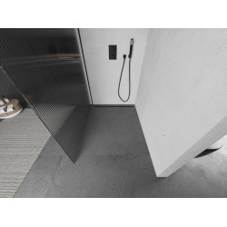 Mexen Kioto Walk In 70 x 200 cm, pr??ki 8 mm,  negru  - 800-070-101-70-09