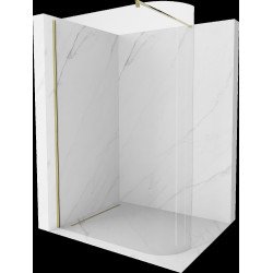 Mexen Kioto Walk In rotunjite 130 x 200 cm, transparent 8 mm,  auriu  - 800-130-101-50-06 Walk-In 467680 Mexen