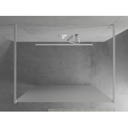 Mexen Kioto Walk In  montaj individual 100 x 200 cm,  satin 8 mm,  alb  - 800-100-002-20-30