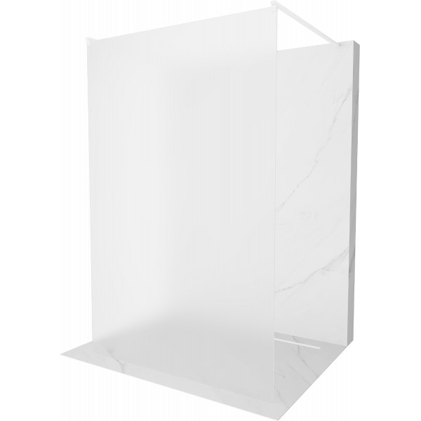 Mexen Kioto Walk In  montaj individual 110 x 200 cm,  satin 8 mm,  alb  - 800-110-002-20-30
