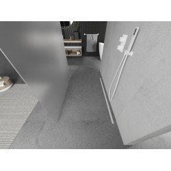 Mexen Kioto Walk In  montaj individual 110 x 200 cm,  satin 8 mm,  alb  - 800-110-002-20-30