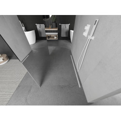 Mexen Kioto Walk In  montaj individual 100 x 200 cm,  oglinda  8 mm,  alb  - 800-100-002-20-50