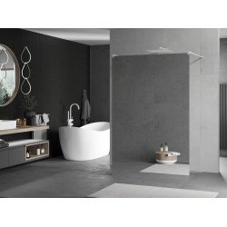 Mexen Kioto Walk In  montaj individual 110 x 200 cm,  oglinda  8 mm,  alb  - 800-110-002-20-50