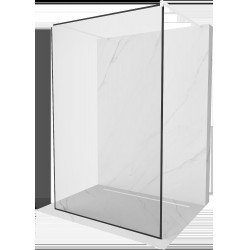 Mexen Kioto Walk In  montaj individual 100 x 200 cm, transparent/ negru   modelata 8 mm,  alb  - 800-100-002-20-70 Walk-In 467680 Mexen