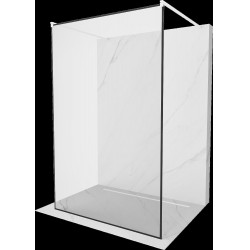 Mexen Kioto Walk In  montaj individual 140 x 200 cm, transparent/ negru   modelata 8 mm,  alb  - 800-140-002-20-70 Walk-In 467680 Mexen