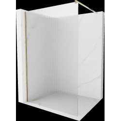 Mexen Kioto Walk In 130 x 200 cm, pr??ki 8 mm,  auriu  - 800-130-101-50-09 Walk-In 467680 Mexen