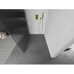 Mexen Kioto Walk In 140 x 200 cm, pr??ki 8 mm,  auriu  - 800-140-101-50-09