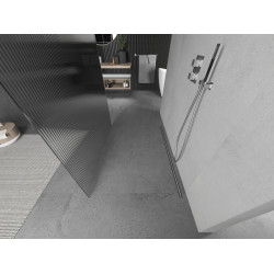 Mexen Kioto Walk In  montaj individual 140 x 200 cm, pr??ki 8 mm, chrom - 800-140-002-01-09