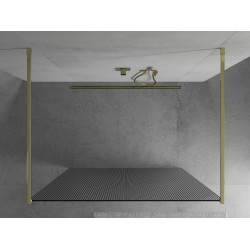 Mexen Kioto Walk In  montaj individual 110 x 200 cm, pr??ki 8 mm,  auriu  - 800-110-002-50-09