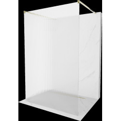 Mexen Kioto Walk In  montaj individual 140 x 200 cm, pr??ki 8 mm,  auriu  - 800-140-002-50-09 Walk-In 467680 Mexen