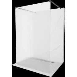 Mexen Kioto Walk In  montaj individual 120 x 200 cm, pr??ki 8 mm,  negru  - 800-120-002-70-09