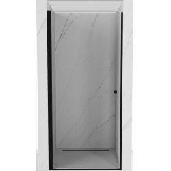 Mexen Pretoria  Usa dus batanta 90 cm, transparent,  negru - 852-090-000-70-00