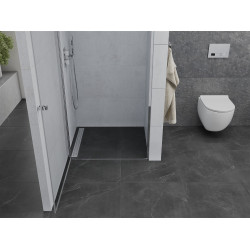 Mexen Pretoria  Usa dus batanta 100 cm, transparent, chrom - 852-100-000-01-00