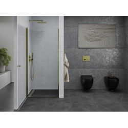 Mexen Pretoria  Usa dus batanta 80 cm, transparent,  auriu  - 852-080-000-50-00