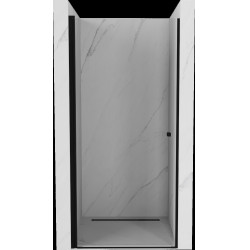 Mexen Pretoria  Usa dus batanta 80 cm, transparent,  negru - 852-080-000-70-00