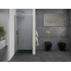 Mexen Pretoria  Usa dus batanta 90 cm, transparent,  auriu  - 852-090-000-50-00 Usa batanta 467680 Mexen