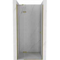 Mexen Roma  Usa dus batanta 120 cm, transparent,  auriu  - 854-120-000-50-00