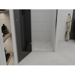 Mexen Roma  Usa dus batanta 120 cm, grafit, chrom - 854-120-000-01-40