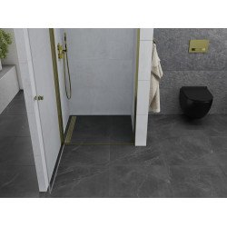 Mexen Pretoria  Usa dus batanta 100 cm, transparent,  auriu  - 852-100-000-50-00