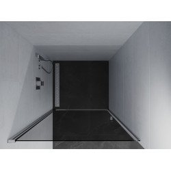 Mexen Pretoria  Usa dus batanta 100 cm, grafit, chrom - 852-100-000-01-40