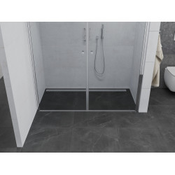Mexen Pretoria Duo  Usa dus batanta 140 cm, transparent, chrom - 852-140-000-02-00