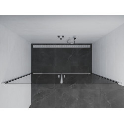 Mexen Pretoria Duo  Usa dus batanta 150 cm, transparent, chrom - 852-150-000-02-00