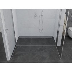 Mexen Pretoria Duo  Usa dus batanta 150 cm, transparent, chrom - 852-150-000-02-00
