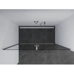 Mexen Pretoria Duo  Usa dus batanta 150 cm, transparent, chrom - 852-150-000-02-00