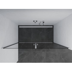 Mexen Pretoria Duo  Usa dus batanta 180 cm, transparent, chrom - 852-180-000-02-00