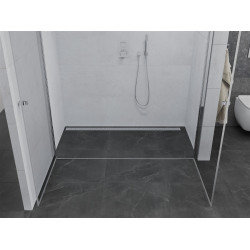 Mexen Pretoria Duo  Usa dus batanta 180 cm, transparent, chrom - 852-180-000-02-00