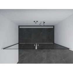 Mexen Pretoria Duo  Usa dus batanta 180 cm, transparent, chrom - 852-180-000-02-00