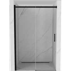 Mexen Omega  Usa dus culisanta  100 cm, transparent,  negru - 825-100-000-70-00